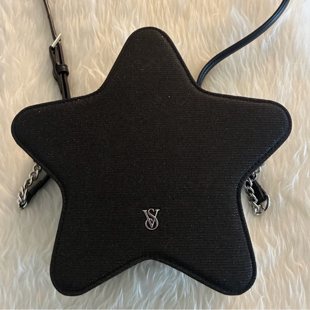 Victoria's Secret Black Star Crossbody Bag